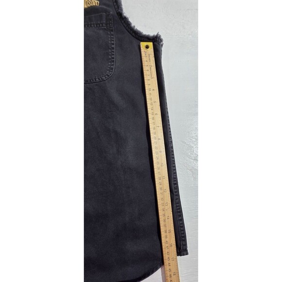 Harley Davidson Motorcycle Black Sleeveless Shirt Mens XL Gold Embroidered Eagle - Picture 11 of 14